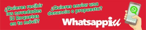 Lista de difusión de WhatsApp de IU Roquetas